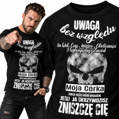 LONGSEEVE ŚMIESZNY MOJA CÓRKA